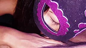 wow that latina slut gives a spectacular creamy blowjob pov