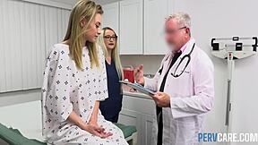 Doctor, your nurse needs a rough doggystyle cure right now.