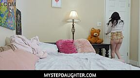 pervy stepdad films my room but i deepthroat his cock anyway