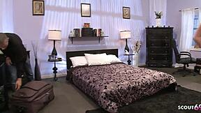 yo cuckold hubby catches wife cheating joins mmf pounding with huge cock