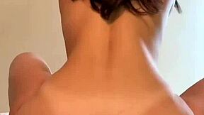 big ass college slut bent over moaning hard