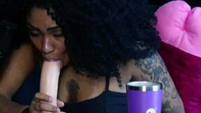 sara ventur in sheer red teases tits blowjob hints at fisting with strapon love