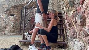 Accidental Risky Outdoor Creampie We Cum Together Super Fast Homemade