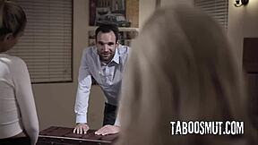 Kenzie Reeves and Carmen Caliente Pussy Detour in Wild Car Ride Threesome