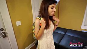 Petite Redhead Katie Walls Rims Ass and Milks Cock Deep