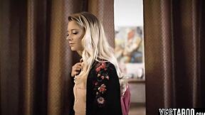 kinky teen stepdaughter spies on milf stepmom's fuck then hops in