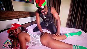 merry christmas santa kokki stuffs fat cock deep in teen slut tight pussy