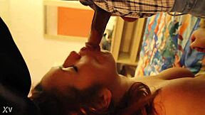 Young slut trades sloppy blowjob for cash with black ghetto thug in hood