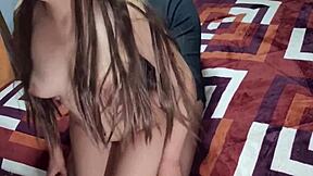 universitaria de 19 anos scares me at nursing party we fuck raw i creampie her twice