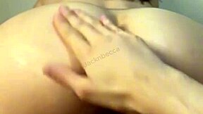 damn this skinny teen's huge ass bounces hard in reverse cowgirl ride