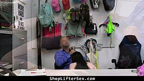 Shoplifter Teen Agrees to Fuck in Garage to Hide Crimes—Deepthroat Cowgirl Doggystyle!
