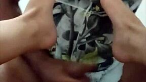 uhh my friend begged for footjob i couldnt resist his monster cock - vinny burgos