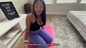 Did Stepbro Rip My Tight Yoga Pants for Sneaky Ass Access?