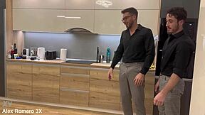 Bad luck for her against three guys pounding every hole!