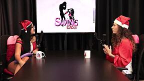 check out jujube delight's christmas special chat with tifany swing cast part 8 on sheer red