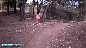 Public Forest Creampie Petite Latina Student Bent Over Stranger Quickie Fuck!