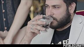 Paola's big tits blonde gets BBC hard fuck in front of cuckold husband on Putalocura