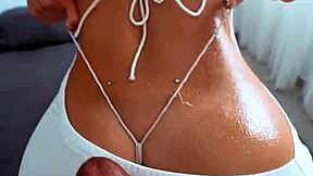 That Tight Dress Dripping Oil After Doggystyle Pounding and Creampie!