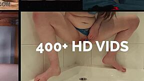 Gorgeous British Blonde Strapon Fucked Hard by Horny Girl Next Door