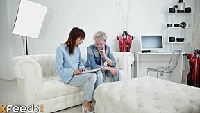 Skinny shaved teen bends for deepthroat then flexible anal riding at casting