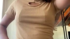 Horny Petite Leaks Juicy Video Call Masturbation With Boyfriend