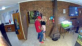 caught my husband pounding shaved pussy missionary while i was supposedly at work close up