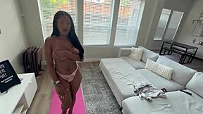 Did Stepbro Rip My Tight Yoga Pants for Sneaky Ass Access?