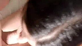 Novata deepthroats big cock till cum floods her mouth!