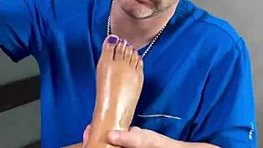 ebony teen lily starfire with huge natural tits fucked post-massage