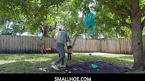 petite stepsis freya von doom surprises stepbro with birthday fuck