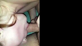intrigued by young nerdy gf draining cock pov swallow