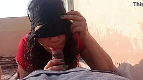 Indian housewife dorm fuck with muscular bodybuilder's monster cock pounding wet pussy