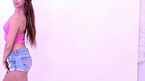 sexy babe model gets pussy pounded missionary during hot photoshoot casting