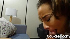 wanna see this curvy ebony teen suck that monster black cock pov?