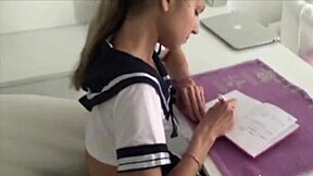 Gina Gerson's Skinny Body Takes Homemade Monster Cock Hardcore