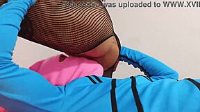 stepmom milks stepson's huge cock during their taboo domination fuck you gotta watch