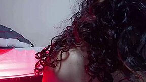 Colombian Latina Cums Hard Masturbating Pussy Solo in Bedroom!