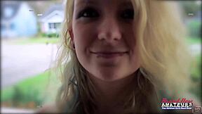 skinny blonde coed chelsie r pounded hard in mouth pussy then jizzed