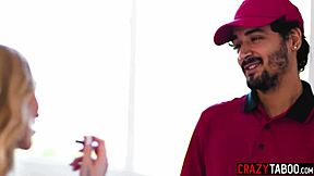 CrazyTaboo.com - Perverted Blonde Teacher Emma Starletto Rides Cock In Class