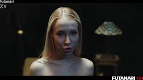 Cute Petite Blonde Creampied By Horny Futa Shemale Amirah Adara Horror Parody!