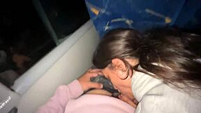 i sucked stranger's cock on real bus till he came in my mouth
