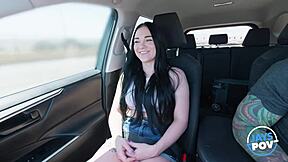 Jay Killa's natural tits and tight pussy lips edge cock pov