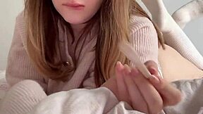 i'm your busty french teacher on secret facetime begging for your hot cum explosion