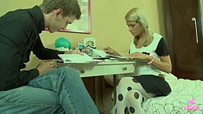 Horny student babe jude w rides big cock cowgirl 😍 creampie explosion! 💦