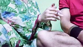 Pakistani College Girl Spreads for Stepbrother's Rough Bedroom Pussy Pounding