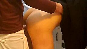 got more time to fuck brunette neighbor in bathroom