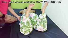 Pakistani College Girl Spreads for Stepbrother's Rough Bedroom Pussy Pounding