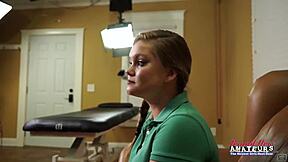 Lauren pixie cuties rimjob suck cock swallow hot cum facial!