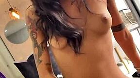 bratty skinny 18yo latina rides sugar daddy cock after date pov