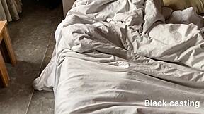 bbc burglar sneaks in for petite teen's narrow ass